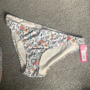 Floral hipster bikini bottoms